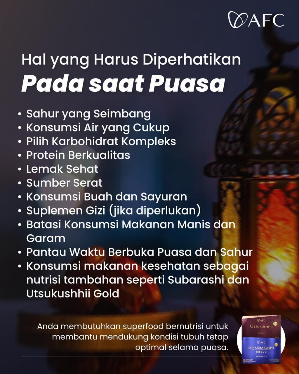 Hal yang Harus Diperhatikan Pada Saat Puasa